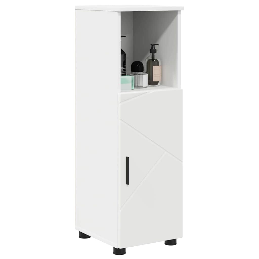 Badezimmerschrank Weiß 30 x 35 x 95 cm Holzwerkstoff & Metall