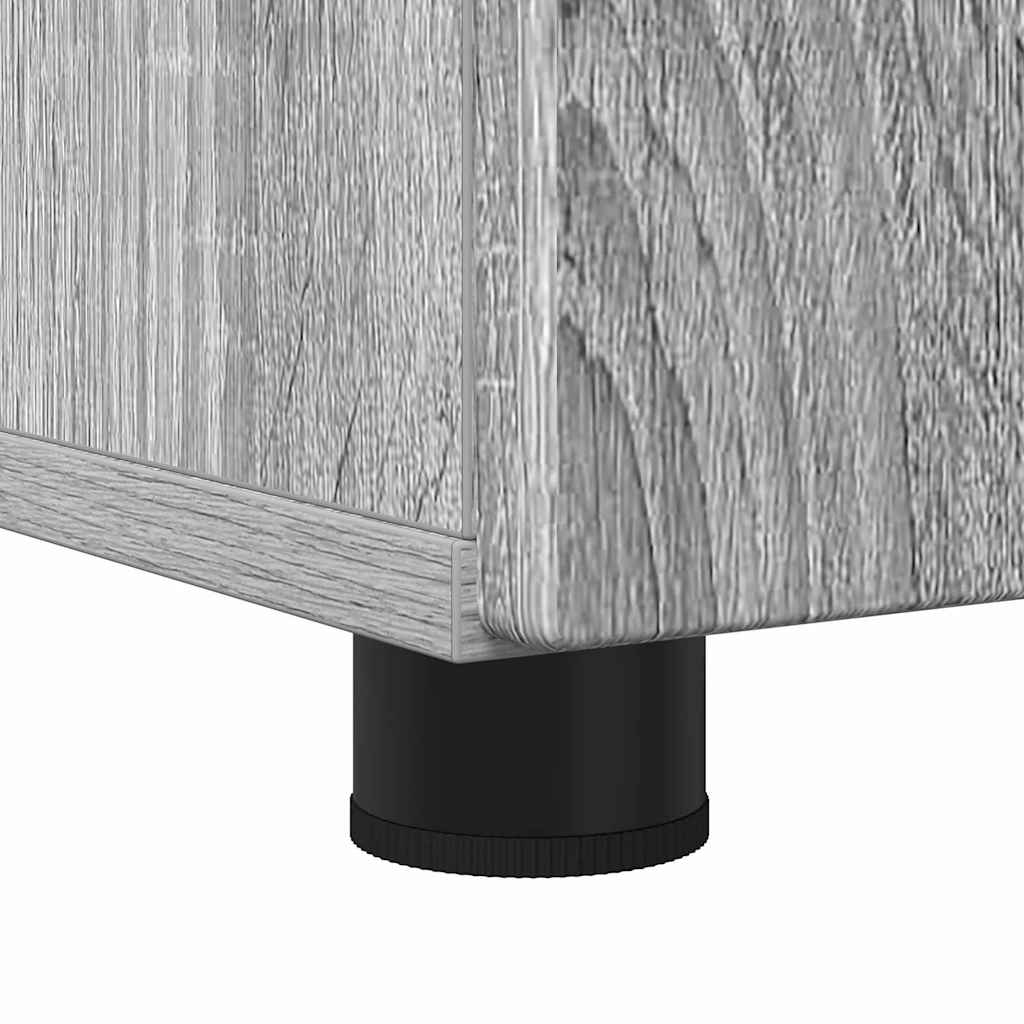 Badezimmerschrank mit Speicher Graues Sonoma 30 x 35 x 95 cm