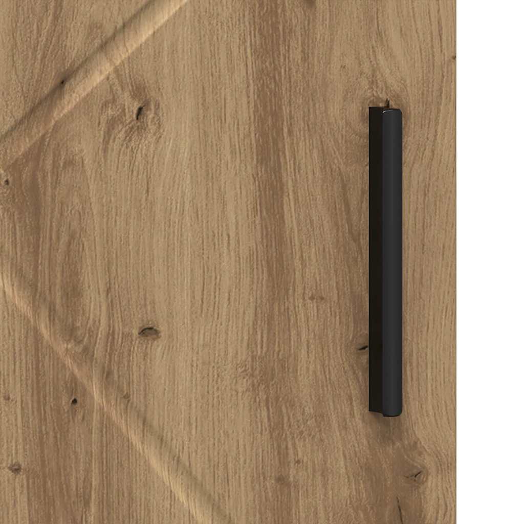 Badezimmerschrank mit Speicher Artisan-Eiche 30 x 35 x 95 cm