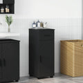 Badezimmerschrank mit Schubladen Schwarz 30 x 35 x 80 cm