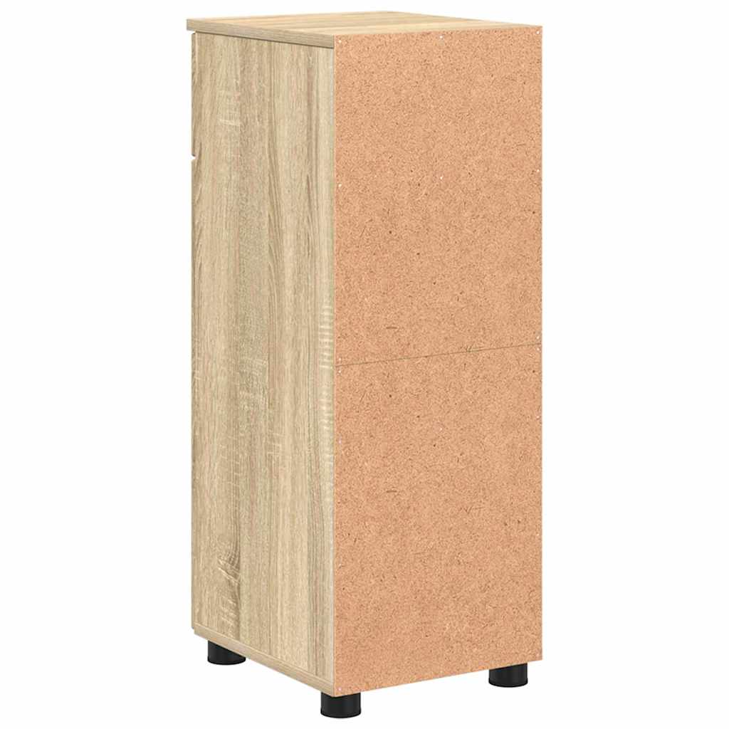 Badezimmerschrank mit Schubladen Sonoma-Eiche 30 x 35 x 80 cm