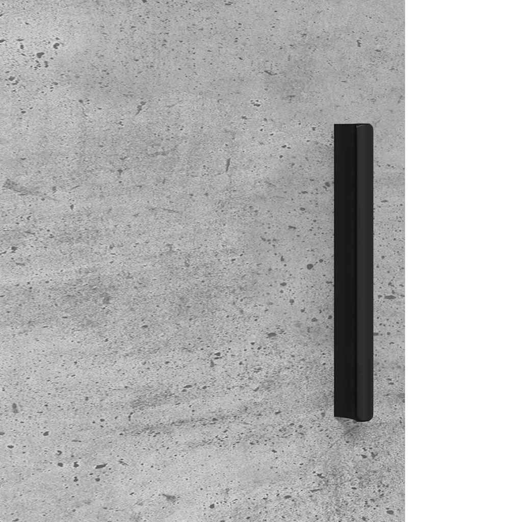 Badezimmerschrank mit Schubladen Beton Grau 30 x 35 x 80 cm