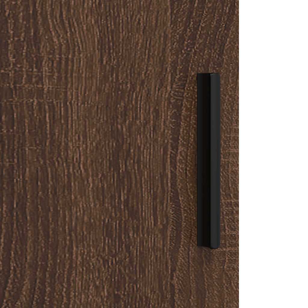 Badezimmerschrank mit Tür Braun Eichen-Optik 30 x 35 x 80 cm