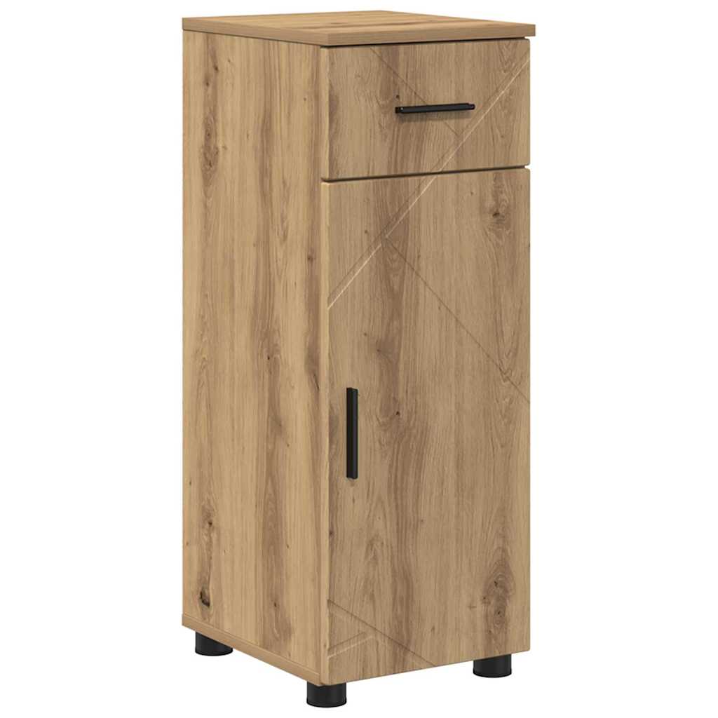 Badezimmerschrank mit Schubladen Artisan-Eiche 30 x 35 x 80 cm