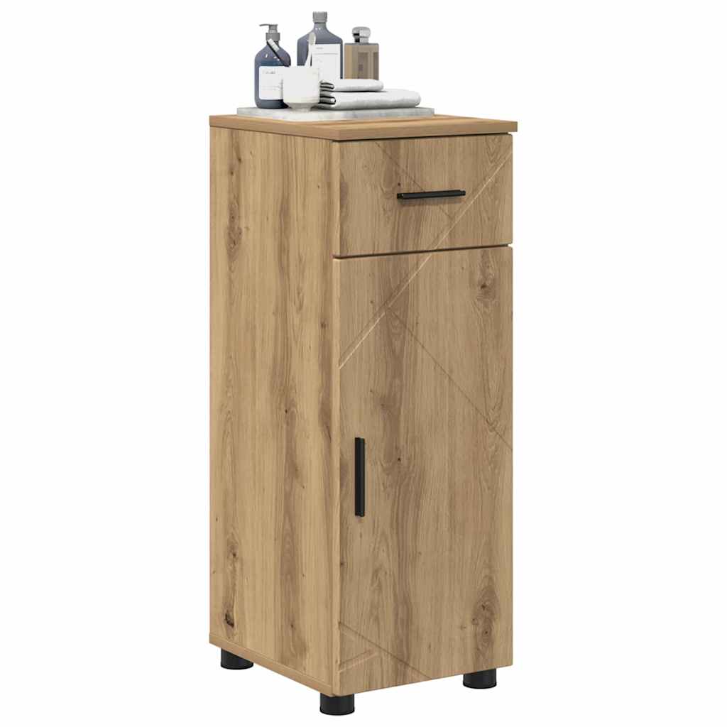 Badezimmerschrank mit Schubladen Artisan-Eiche 30 x 35 x 80 cm