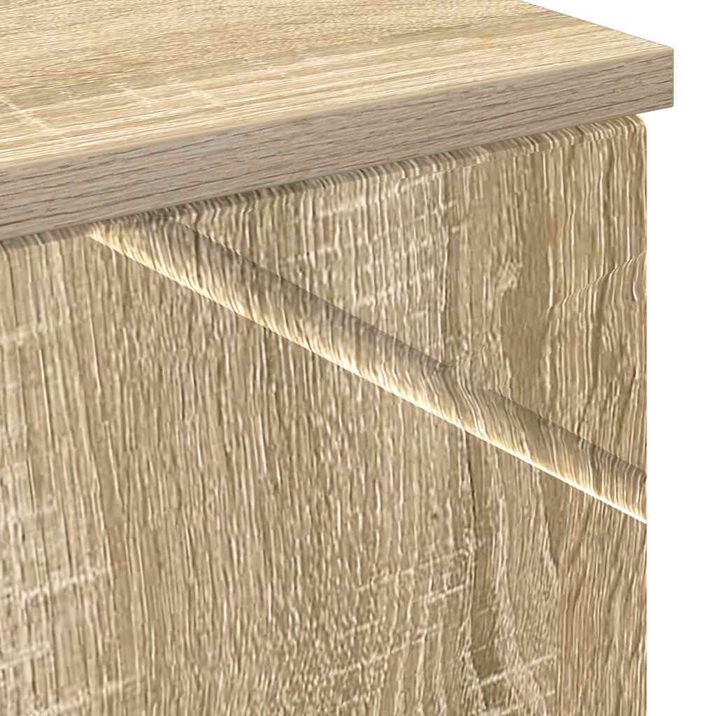 Badezimmerschrank mit Speicher Sonoma-Eiche 30 x 35 x 192 cm