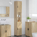 Badezimmerschrank mit Speicher Sonoma-Eiche 30 x 35 x 192 cm