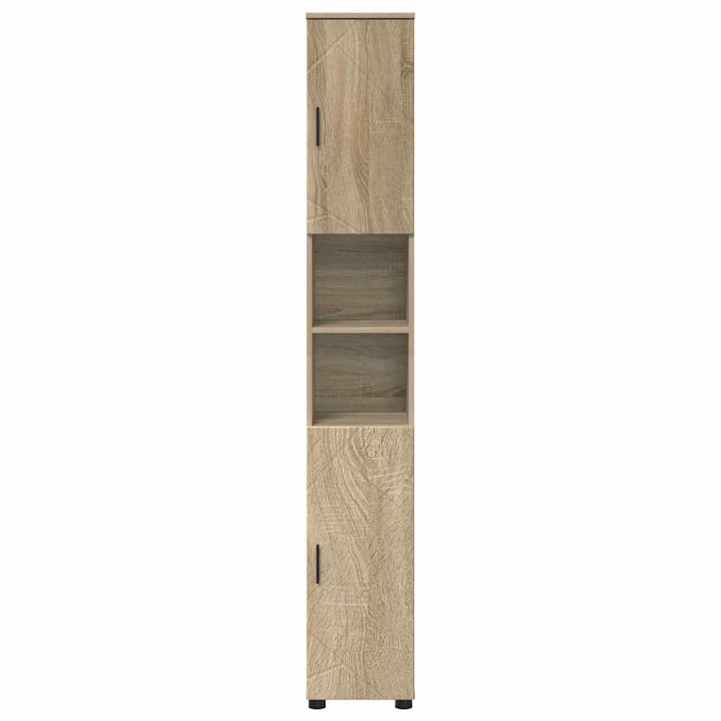 Badezimmerschrank mit Speicher Sonoma-Eiche 30 x 35 x 192 cm
