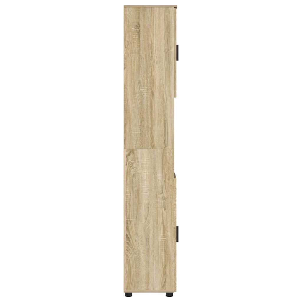 Badezimmerschrank mit Speicher Sonoma-Eiche 30 x 35 x 192 cm