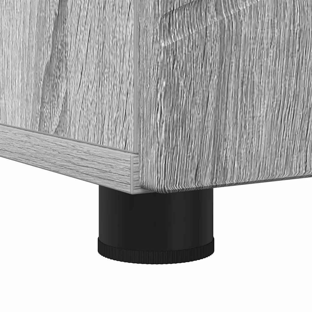Badezimmerschrank mit Speicher Graues Sonoma 30 x 35 x 192 cm