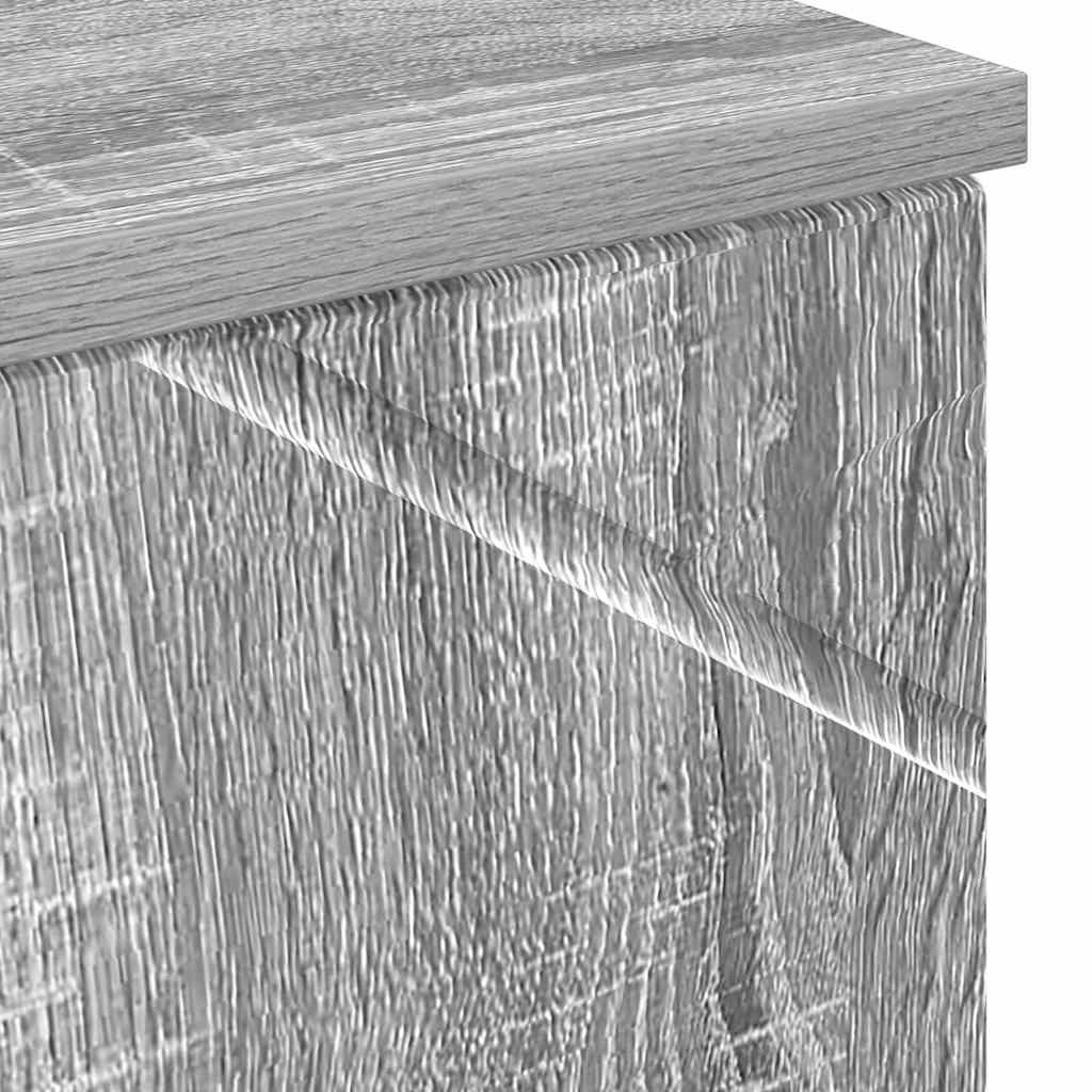 Badezimmerschrank mit Speicher Graues Sonoma 30 x 35 x 192 cm