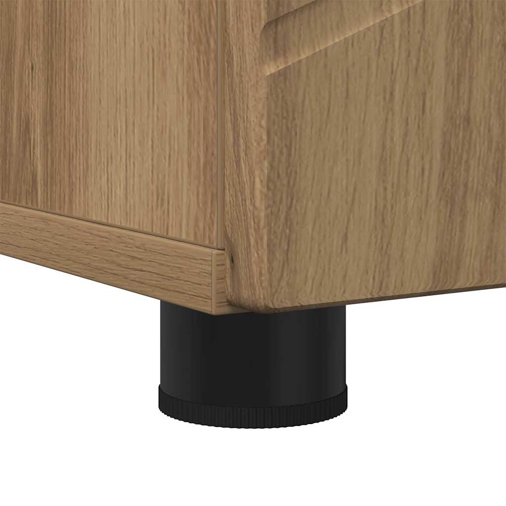 Badezimmerschrank mit Speicher Artisan-Eiche 30 x 35 x 192 cm
