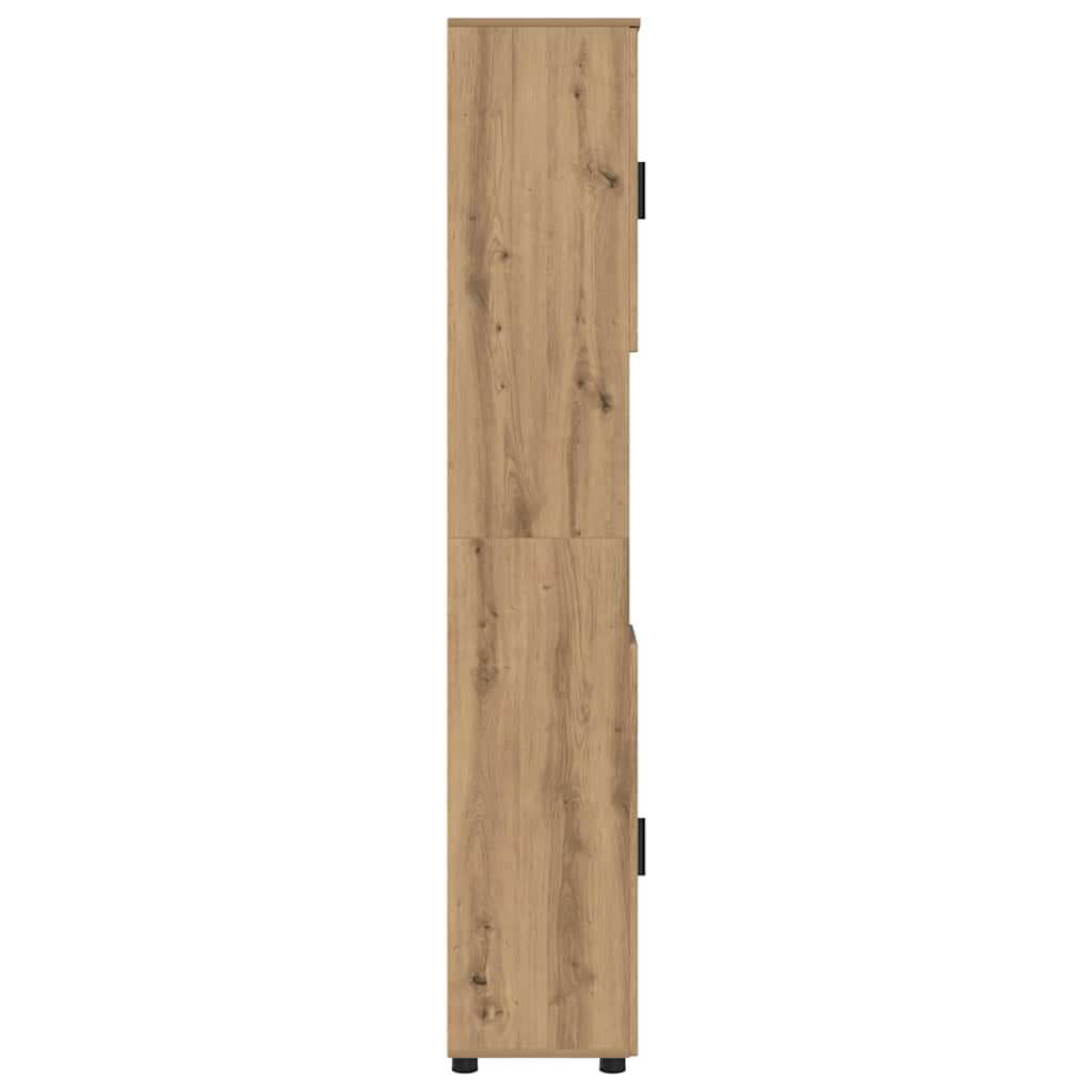 Badezimmerschrank mit Speicher Artisan-Eiche 30 x 35 x 192 cm