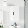 Badezimmerschrank Weiß 30 x 31,5 x 61 cm Holzwerkstoff & Metall
