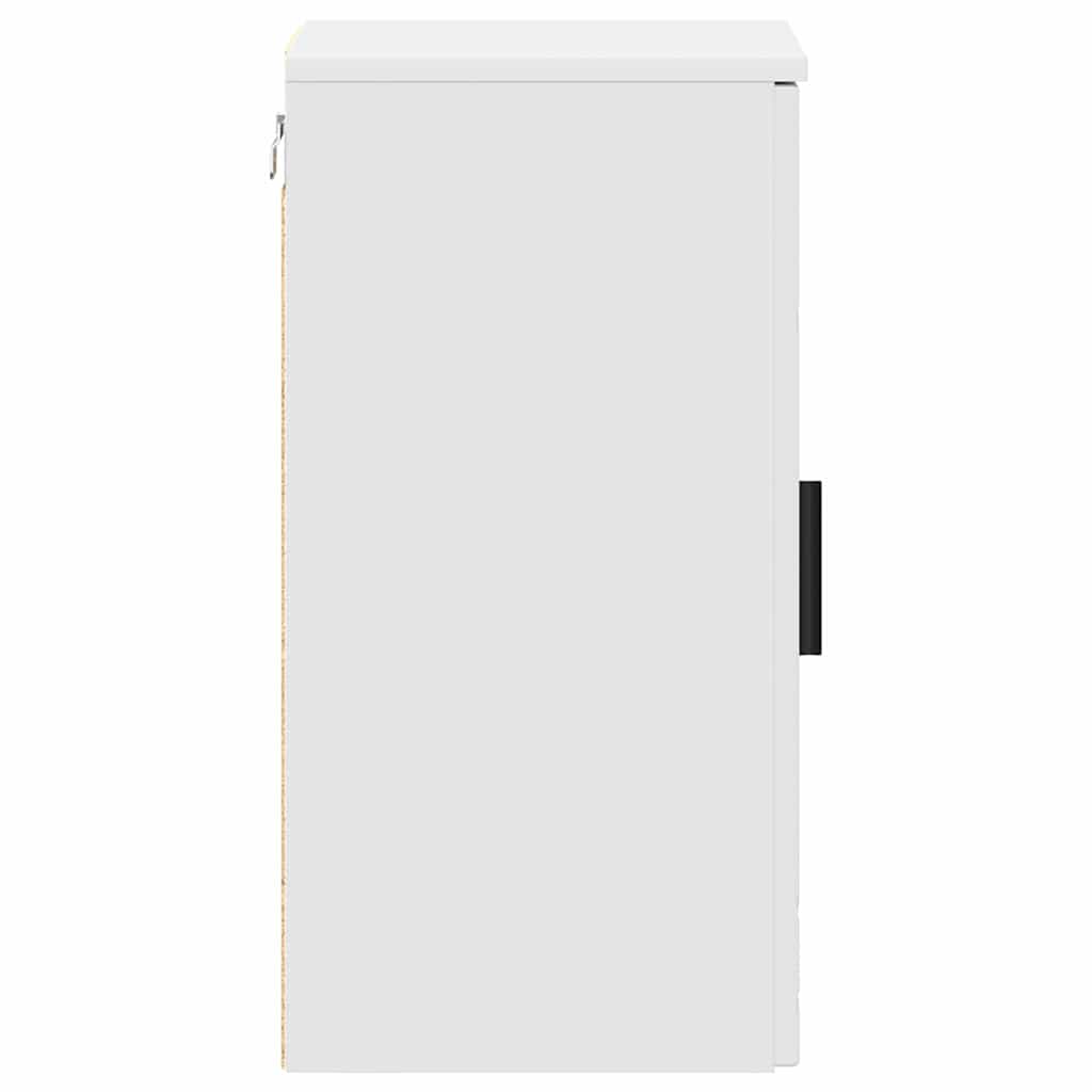 Badezimmerschrank Weiß 30 x 31,5 x 61 cm Holzwerkstoff & Metall