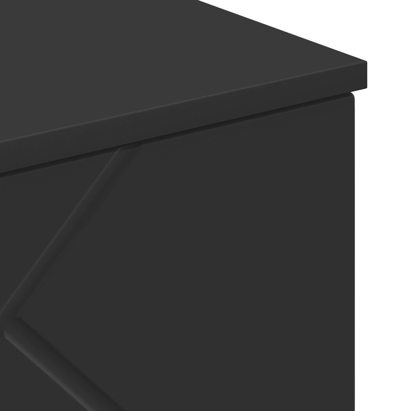 Badezimmerschrank Wandmontiert Schwarz 30 x 31,5 x 61 cm