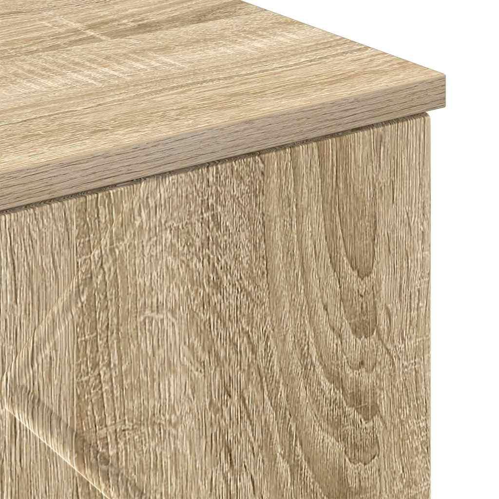 Badezimmerschrank Wandmontiert Sonoma-Eiche 30 x 31,5 x 61 cm