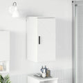 Badezimmerschrank Wandmontiert Hochglanz Weiß 30 x 31,5 x 61 cm