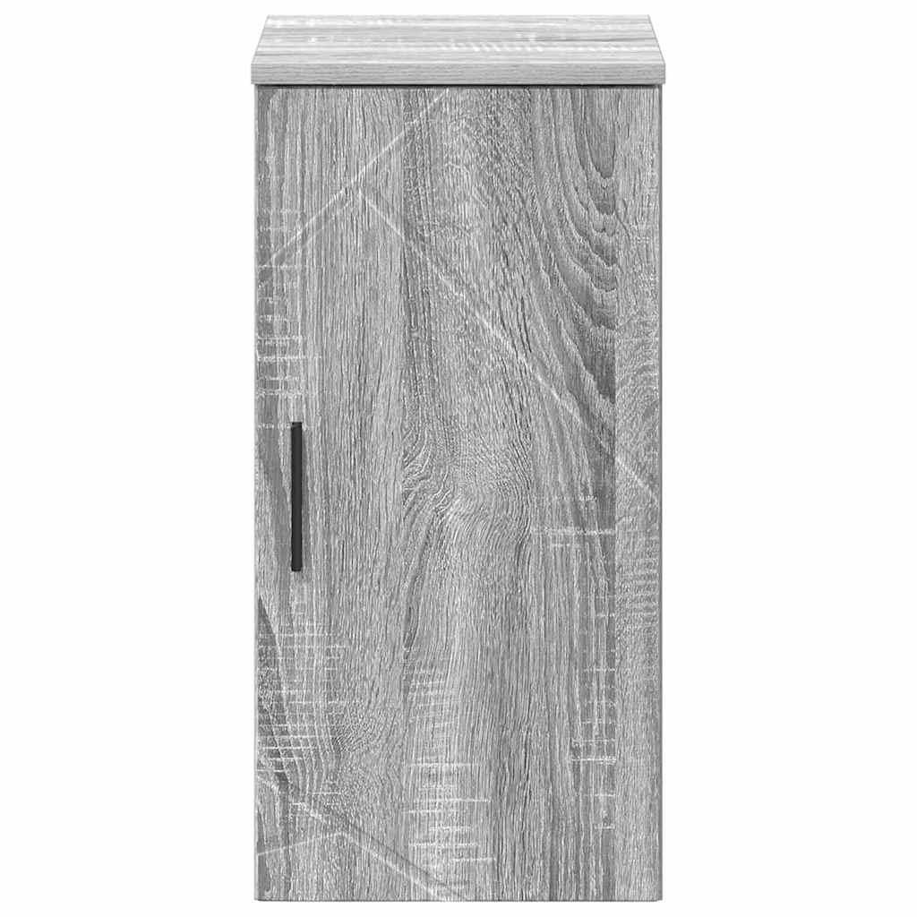 Badezimmerschrank Wandmontiert Graues Sonoma 30 x 31,5 x 61 cm