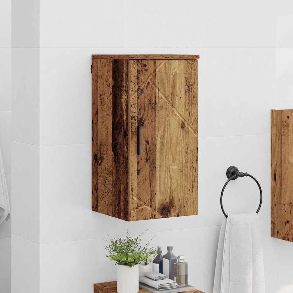 Badezimmerschrank Wandmontiert Altholz 30 x 31,5 x 61 cm