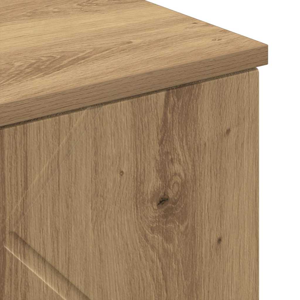 Badezimmerschrank Wandmontiert Artisan-Eiche 30 x 31,5 x 61 cm
