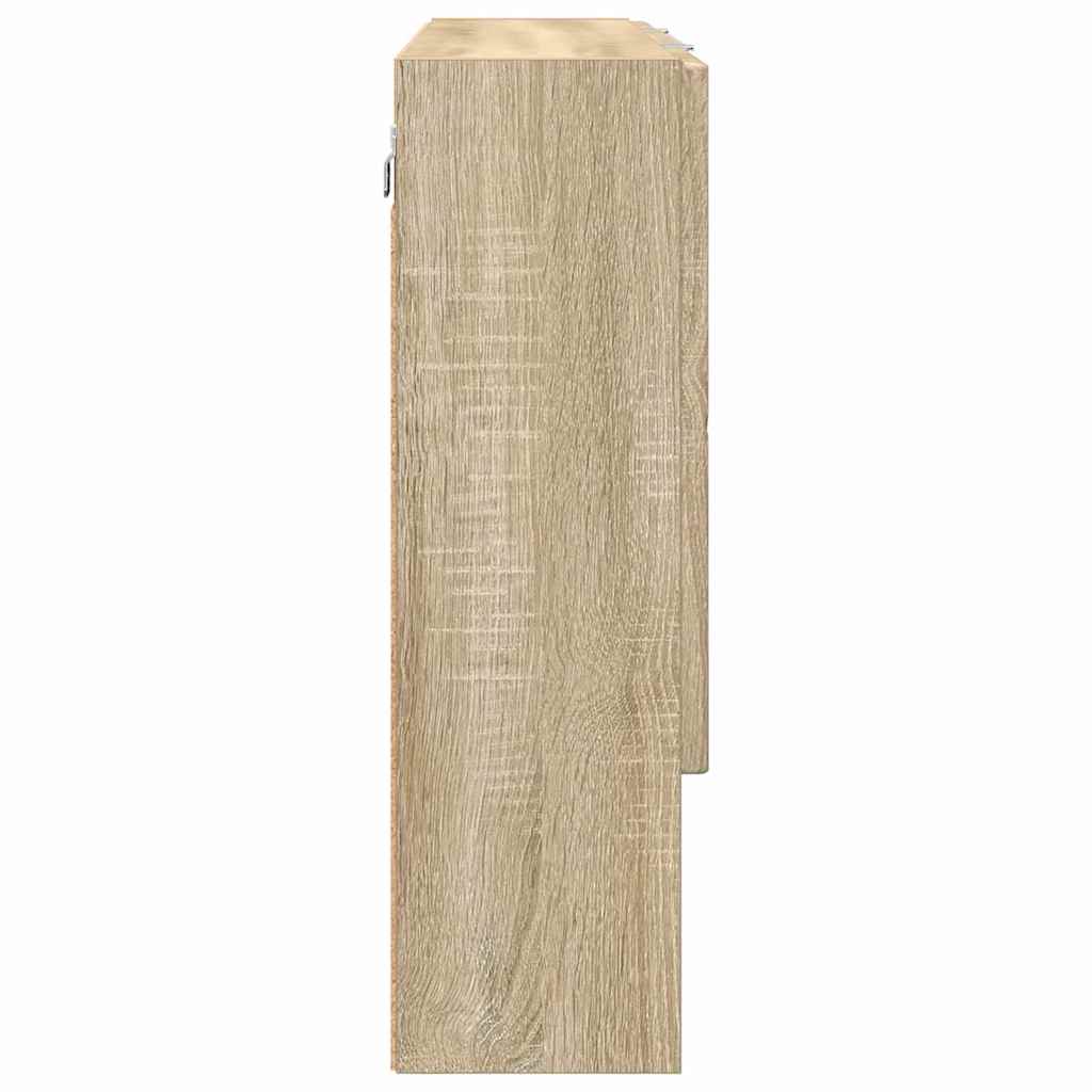Spiegelschrank Sonoma-Eiche 80 x 17 x 55 cm Holzwerkstoff