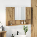 Spiegelschrank Artisan-Eiche 80 x 17 x 55 cm Holzwerkstoff