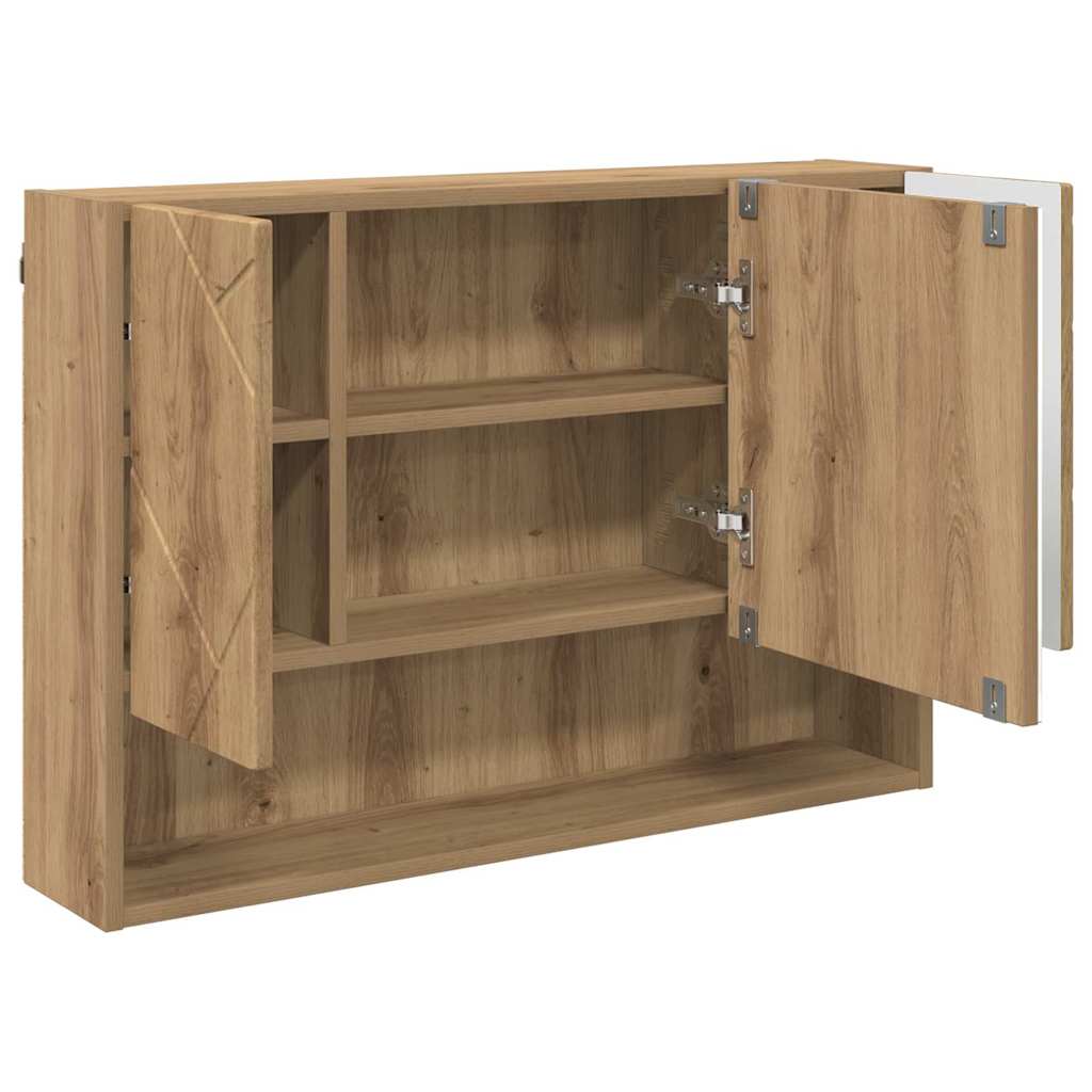 Spiegelschrank Artisan-Eiche 80 x 17 x 55 cm Holzwerkstoff