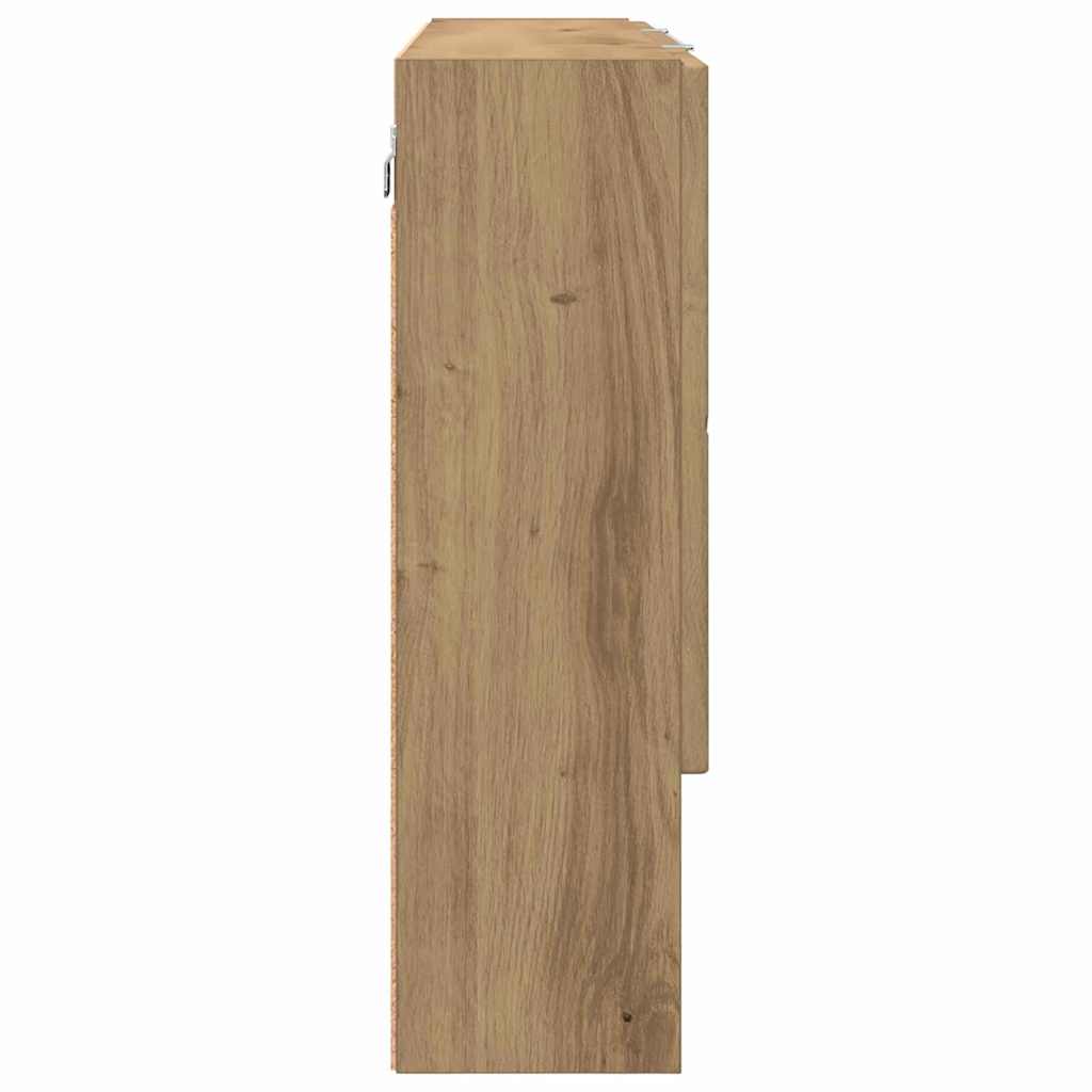 Spiegelschrank Artisan-Eiche 80 x 17 x 55 cm Holzwerkstoff