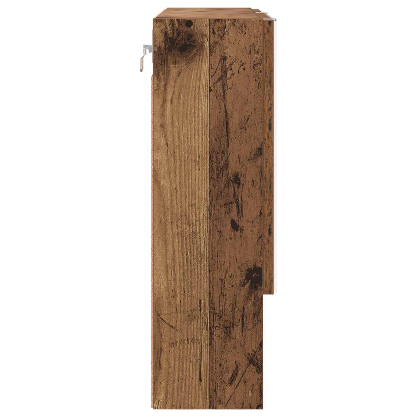 Spiegelschrank mit Tür Altholz 59 x 17 x 55 cm Holzwerkstoff