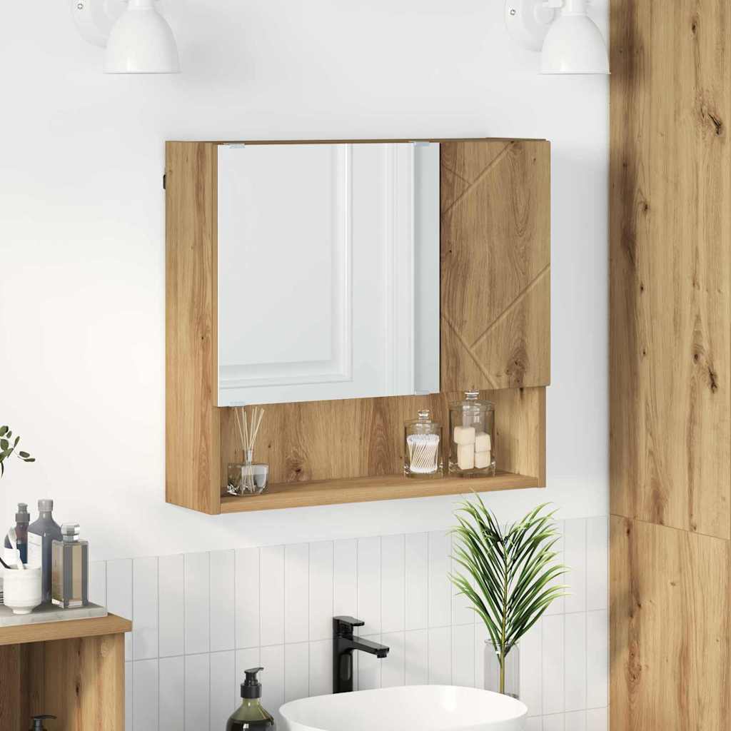 Spiegelschrank Artisan-Eiche 59 x 17 x 55 cm Holzwerkstoff
