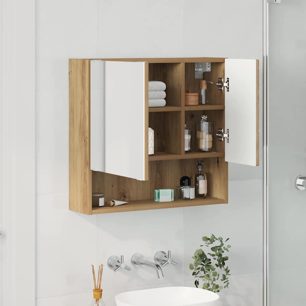 Spiegelschrank Artisan-Eiche 59 x 17 x 55 cm Holzwerkstoff