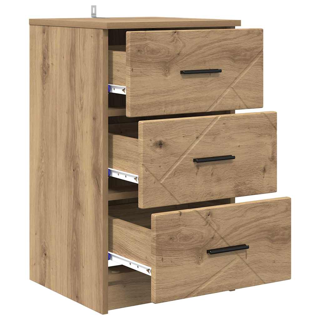 Nachttisch Artisan-Eiche 38 x 38 x 66 cm Holzwerkstoff