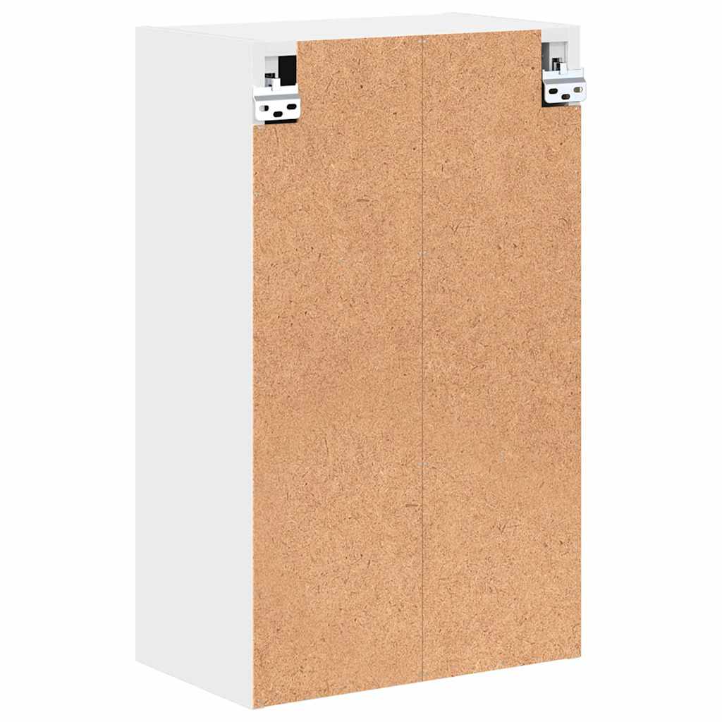 Badezimmerschrank Weiß 39 x 23,5 x 65 cm Holzwerkstoff, Metall
