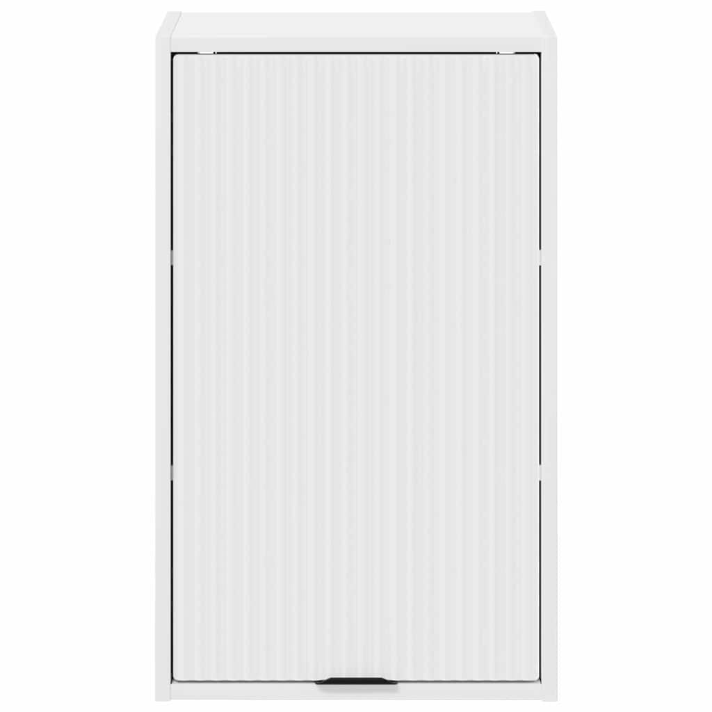 Badezimmerschrank Weiß 39 x 23,5 x 65 cm Holzwerkstoff, Metall