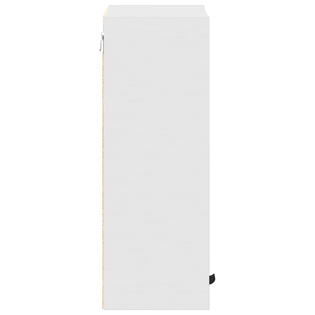 Badezimmerschrank Weiß 39 x 23,5 x 65 cm Holzwerkstoff, Metall
