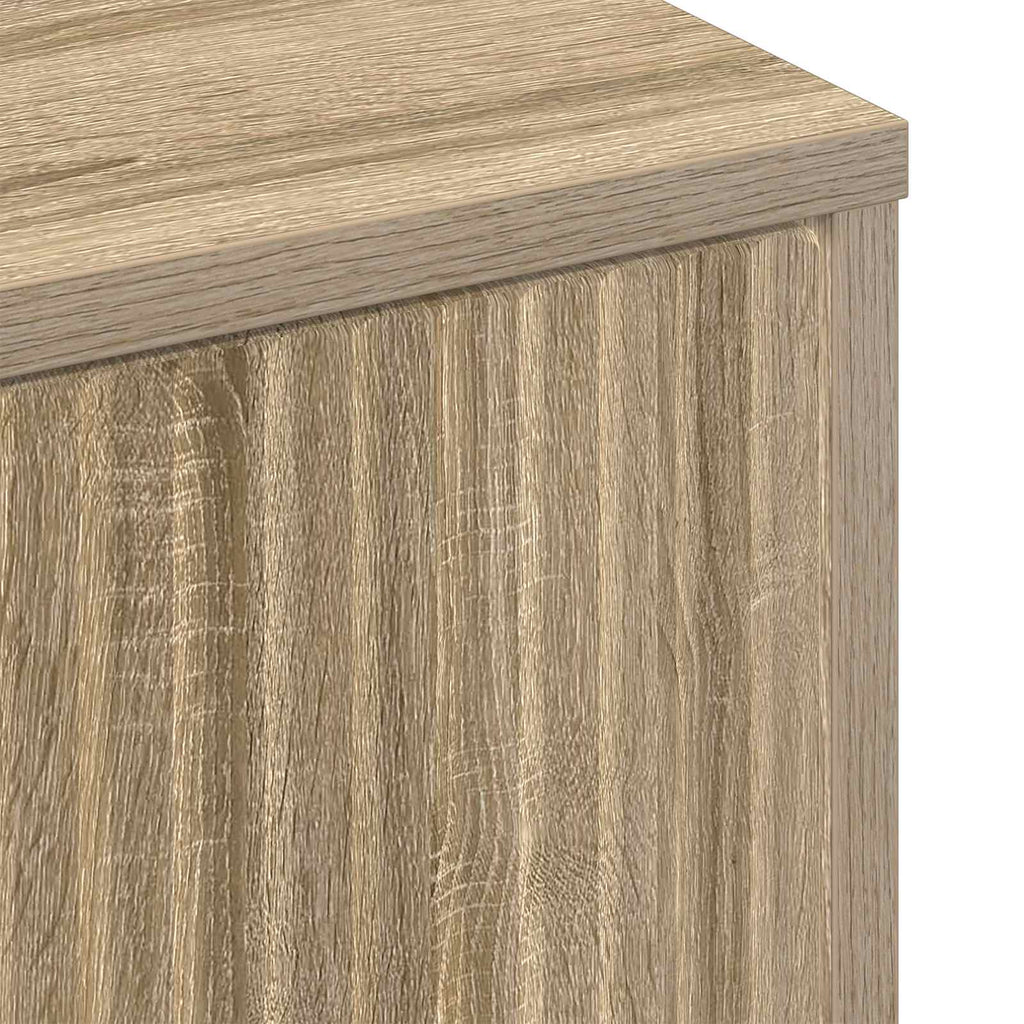 Badezimmerschrank Wandmontiert Sonoma-Eiche 39 x 23,5 x 65 cm
