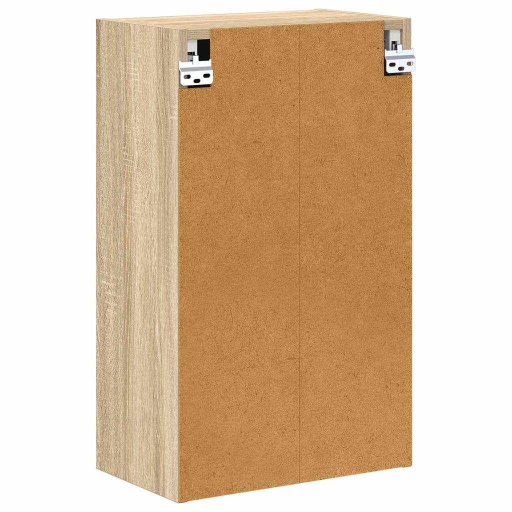 Badezimmerschrank Wandmontiert Sonoma-Eiche 39 x 23,5 x 65 cm