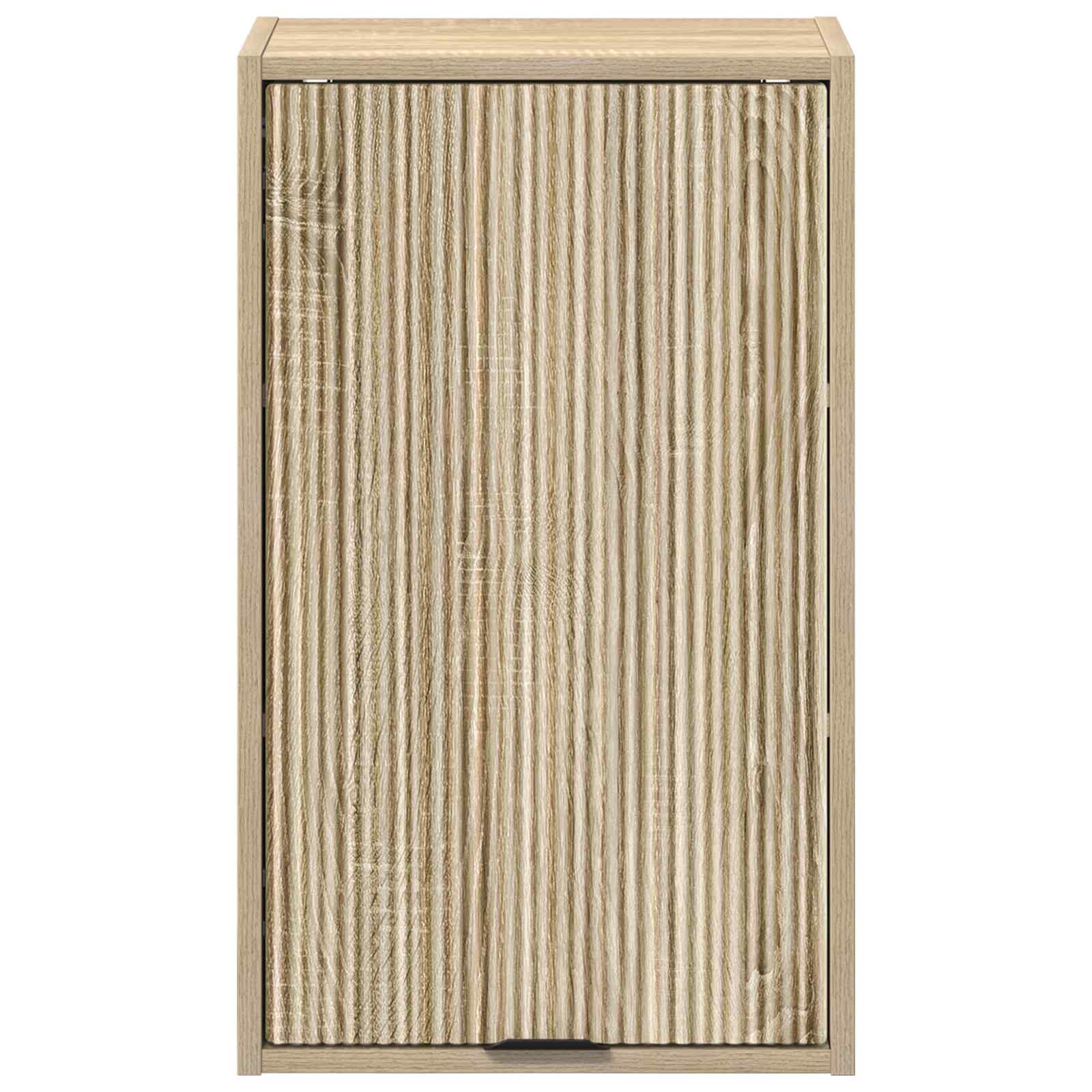 Badezimmerschrank Wandmontiert Sonoma-Eiche 39 x 23,5 x 65 cm