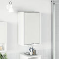Badezimmerschrank Wandmontiert Hochglanz Weiß 39 x 23,5 x 65 cm
