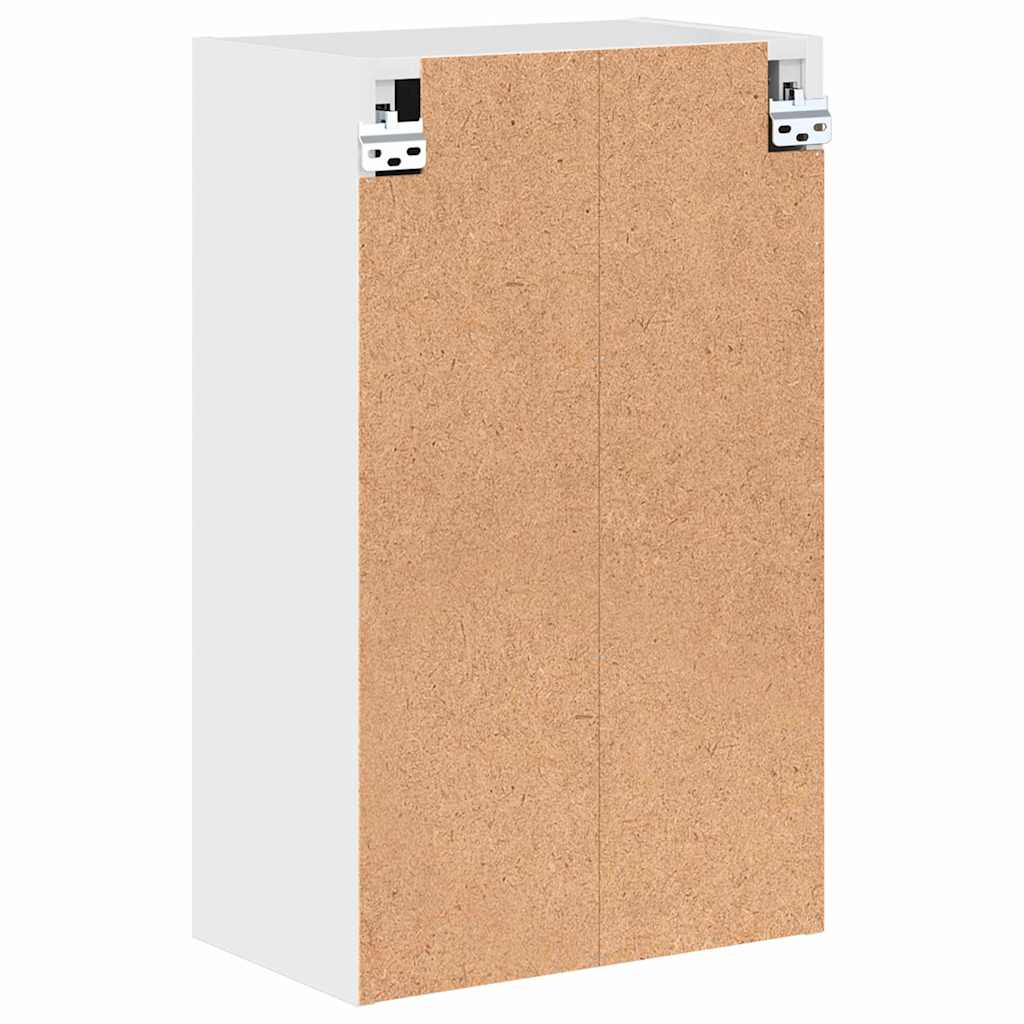 Badezimmerschrank Wandmontiert Hochglanz Weiß 39 x 23,5 x 65 cm