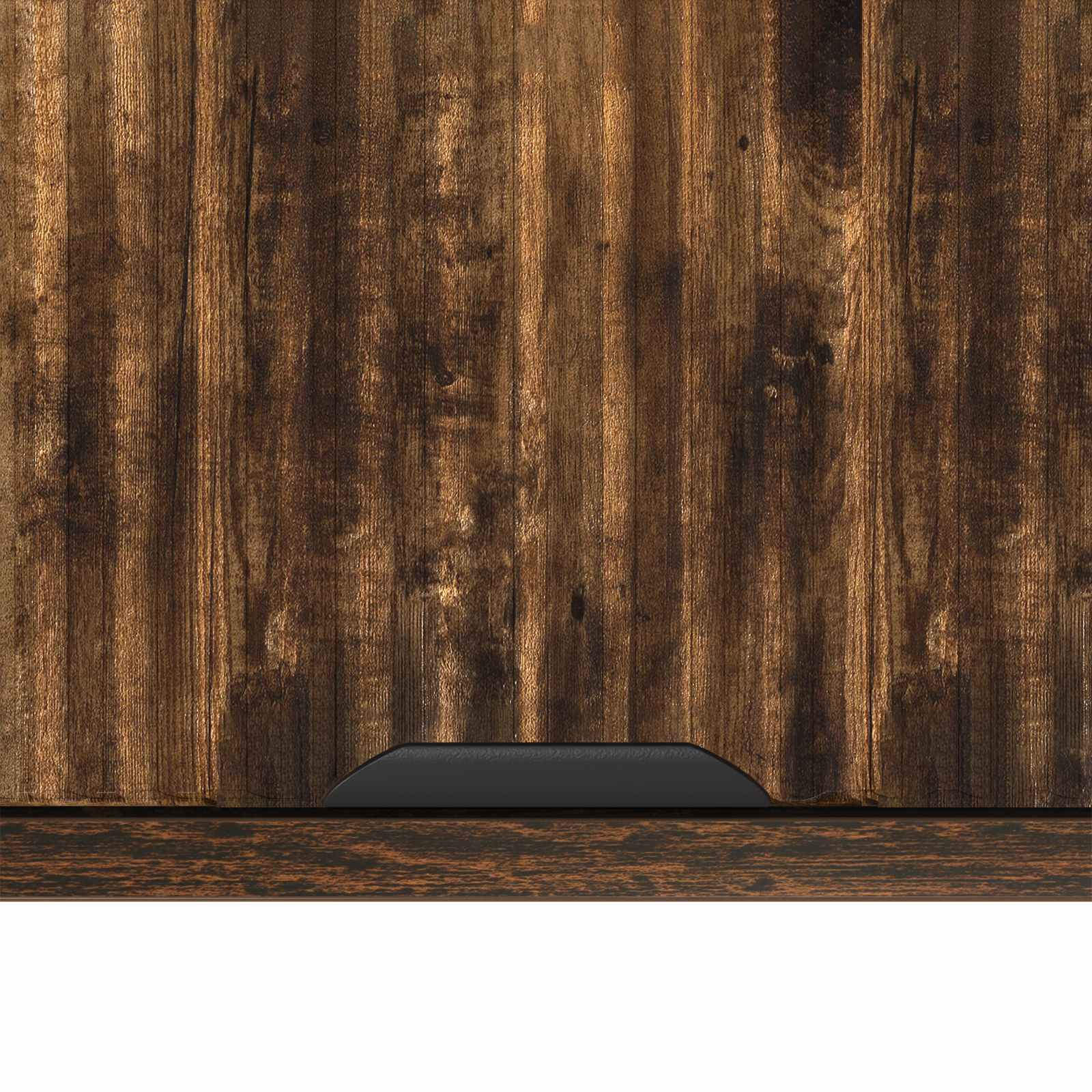 Badezimmerschrank mit Tür Geräucherte Eiche 39 x 23,5 x 65 cm