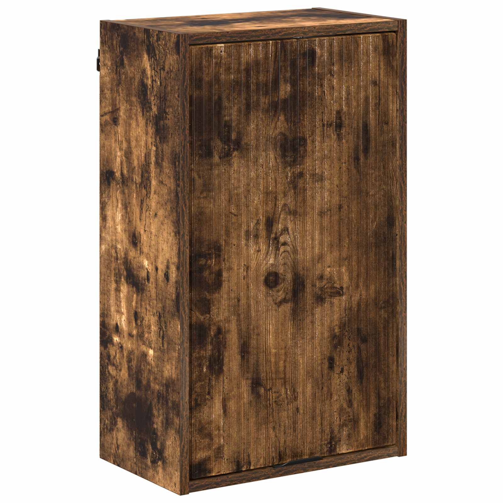 Badezimmerschrank mit Tür Geräucherte Eiche 39 x 23,5 x 65 cm