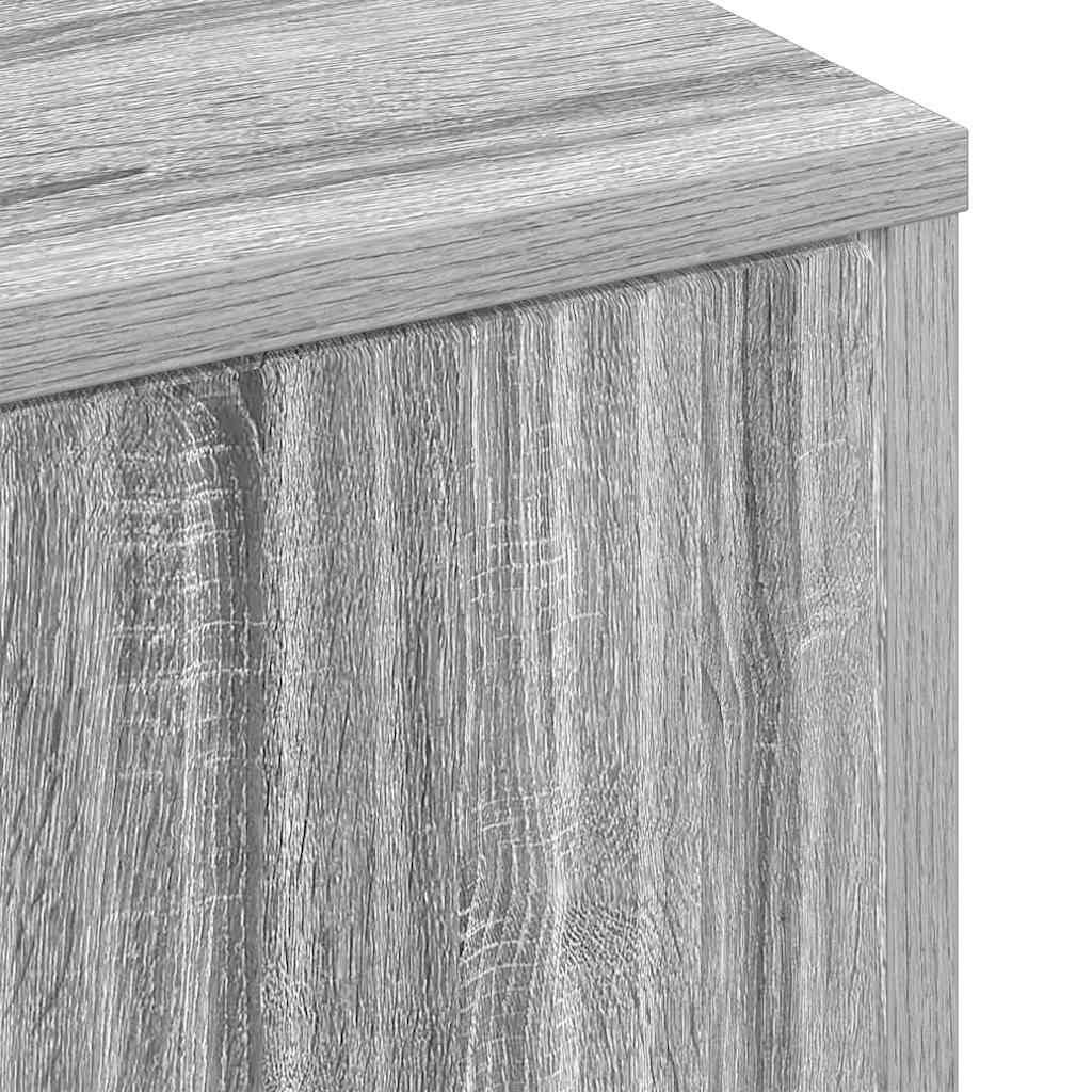 Badezimmerschrank Wandmontiert Graues Sonoma 39 x 23,5 x 65 cm
