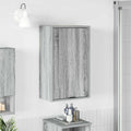 Badezimmerschrank Wandmontiert Graues Sonoma 39 x 23,5 x 65 cm