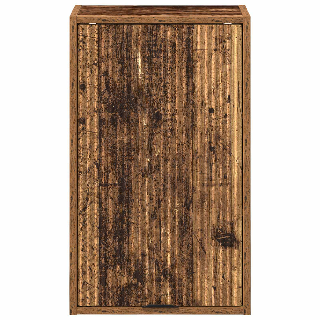 Badezimmerschrank Wandmontiert Altholz 39 x 23,5 x 65 cm