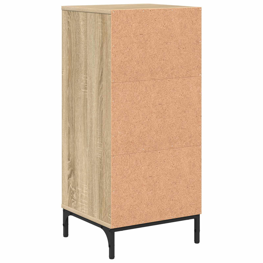 Badezimmerschrank mit Schubladen Sonoma-Eiche 39,5 x 36 x 88 cm