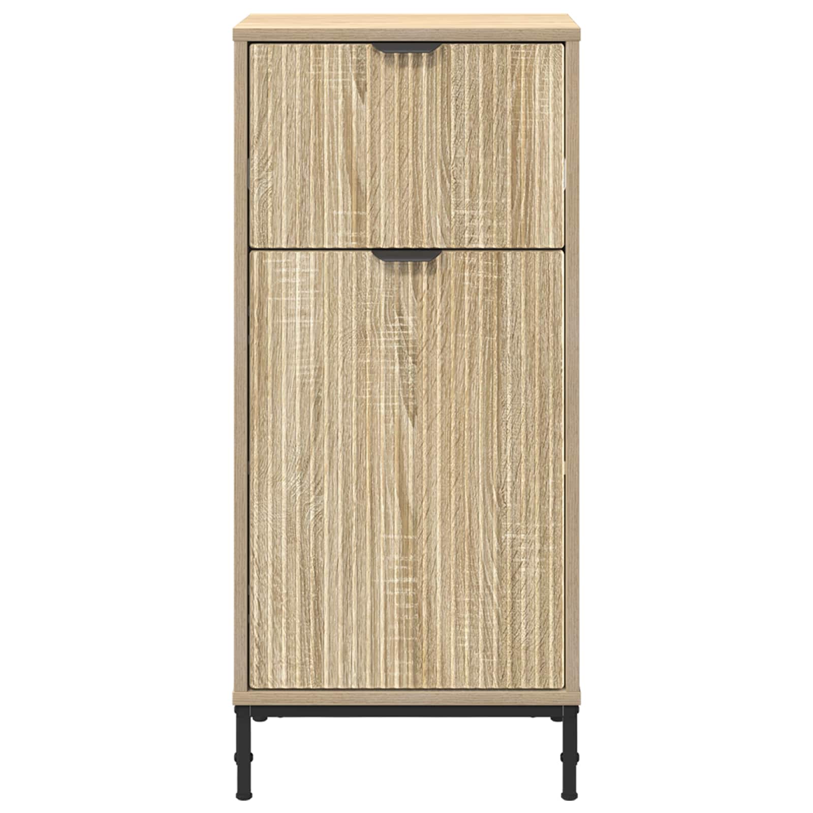 Badezimmerschrank mit Schubladen Sonoma-Eiche 39,5 x 36 x 88 cm