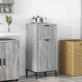 Badezimmerschrank mit Speicher Graues Sonoma 39,5 x 36 x 88 cm