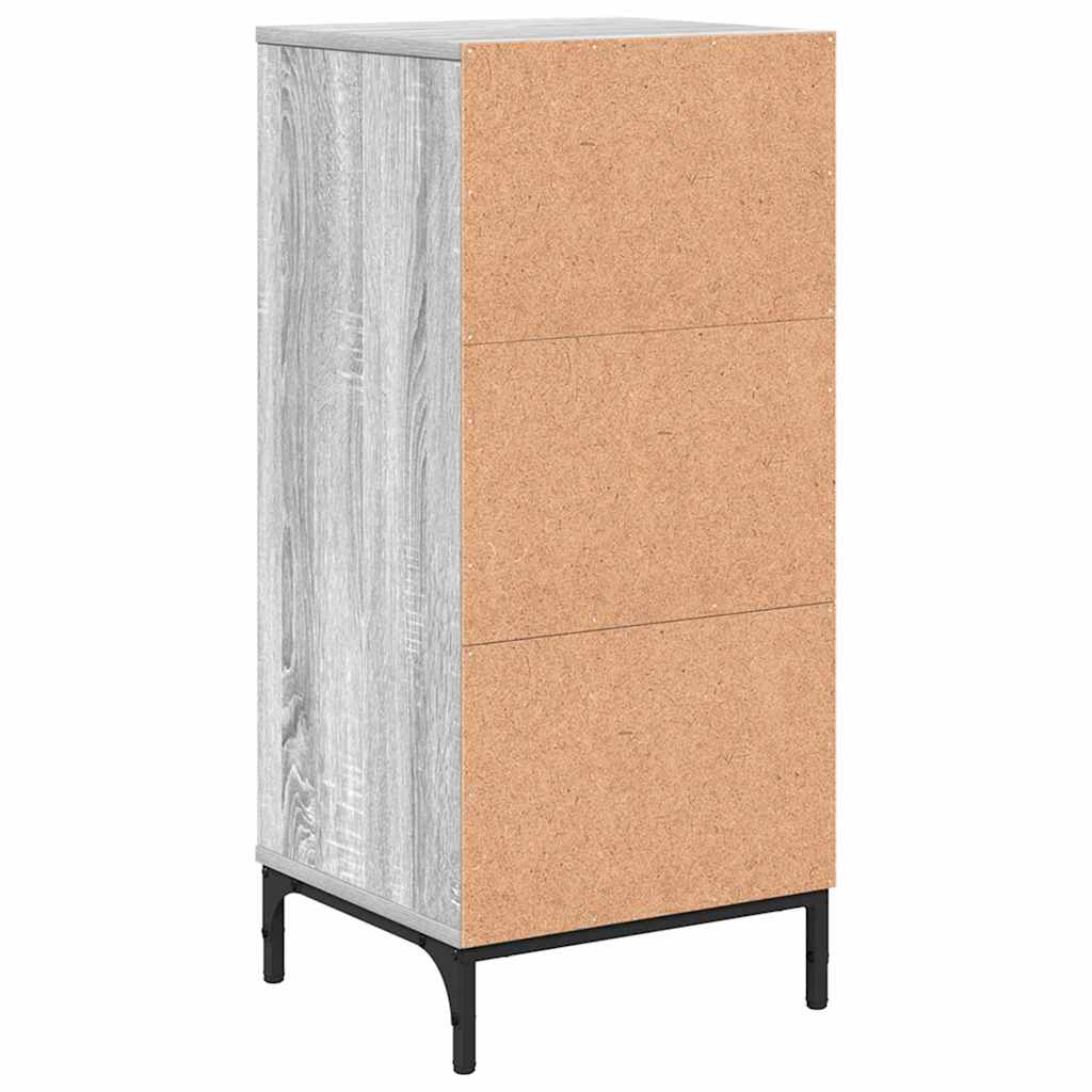 Badezimmerschrank mit Speicher Graues Sonoma 39,5 x 36 x 88 cm